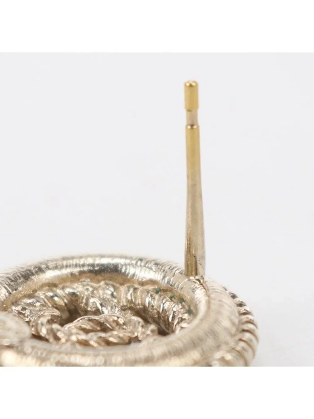 Chanel CC Logo Earrings Metal